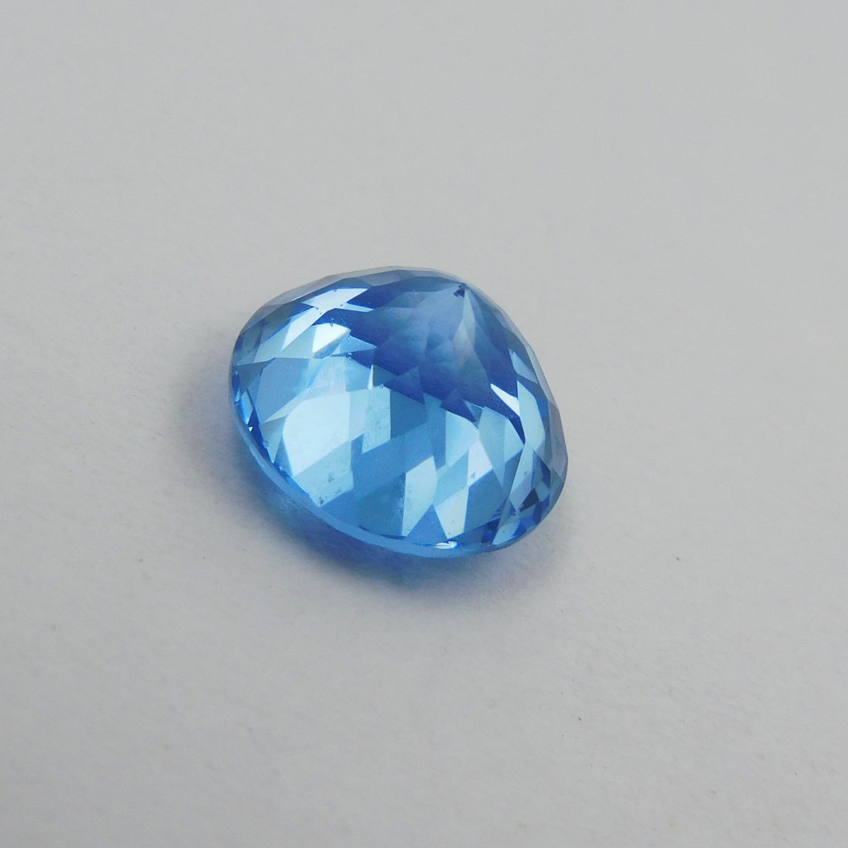 6.80 Ct Natural Round Shape Ceylon Blue Sapphire Loose Gemstone CERTIFIED