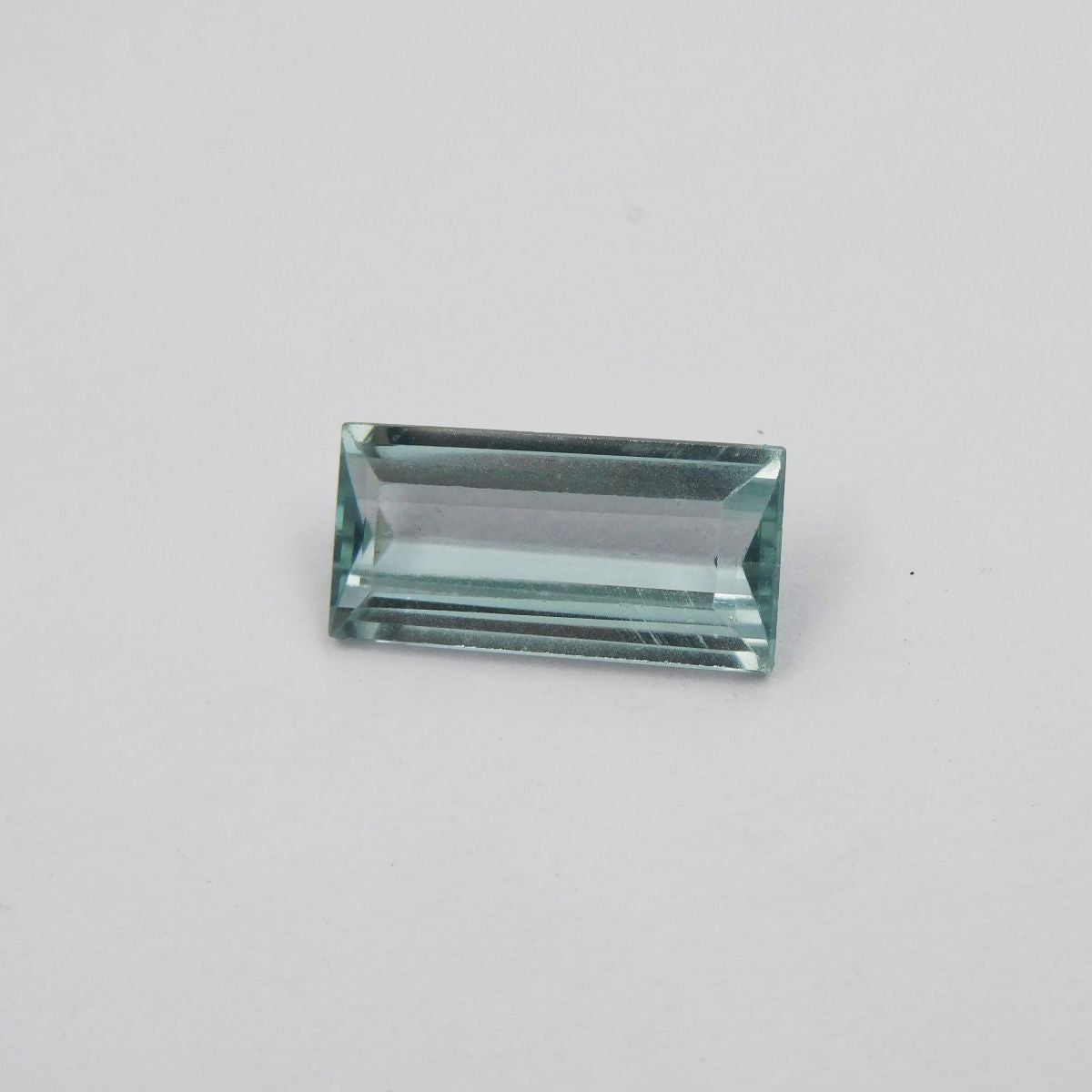 6.15 Ct CERTIFIED A++ Blue Aquamarine Natural Loose Gemstone Baguette Shape