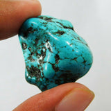 CERTIFIED Natural Blue Turquoise 97.50 Carat Rough Slab Crystal Loose Gemstone