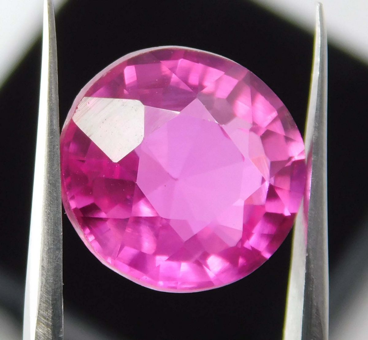 CERTIFIED 8.30 Carat Natural Pink Ruby Round Cut Perfect Loose Gemstone