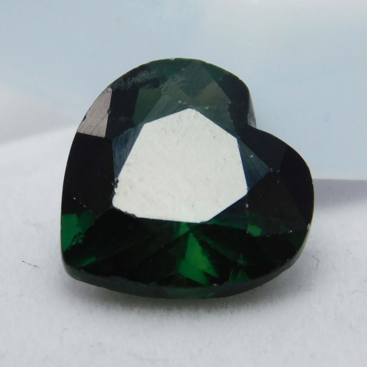 5 Ct NATURAL Green Sapphire Heat Cut CERTIFIED Ring Size Sapphire Loose Gemstone