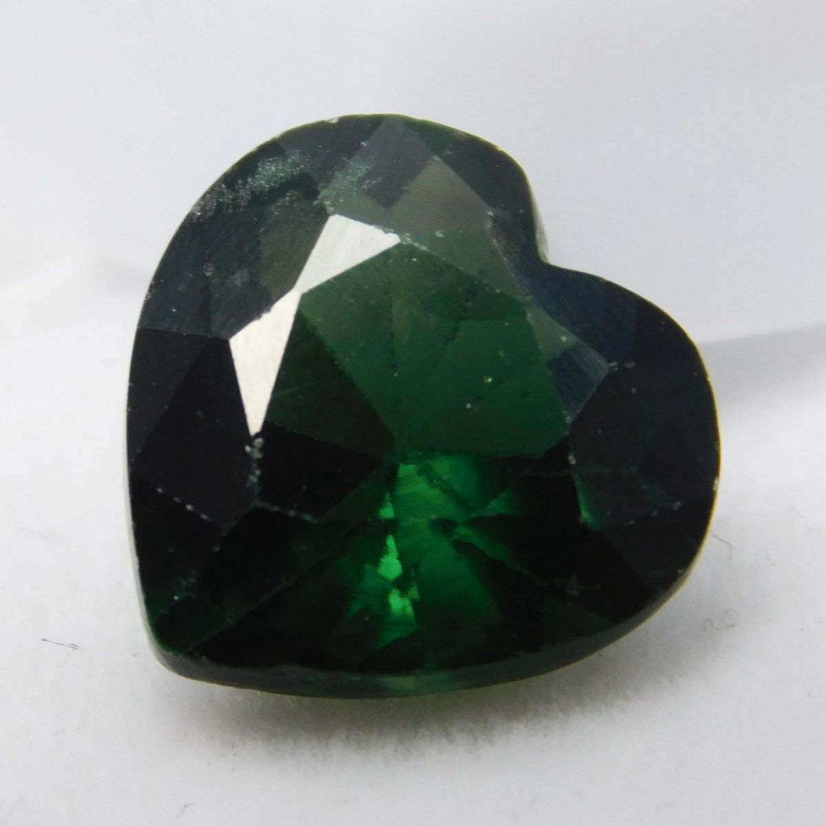 5 Ct NATURAL Green Sapphire Heat Cut CERTIFIED Ring Size Sapphire Loose Gemstone