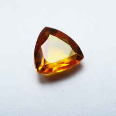 4.90 Ct NATURAL Trillion Cut CERTIFIED Beautiful Loose Gemstones Orange SAPPHIRE