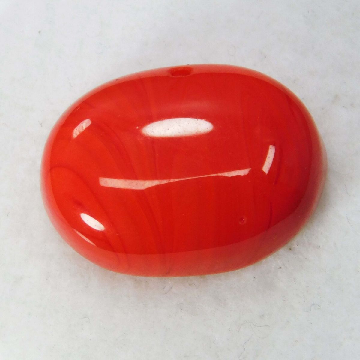 10 Ct Natural Italian Red Coral Loose Gemstone Cabochon Oval Cut