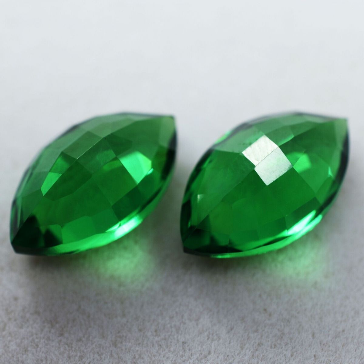 NATURAL Tsavorite Garnet Marquise Shape Green 16.10 Ct CERTIFIED Loose Gemstone