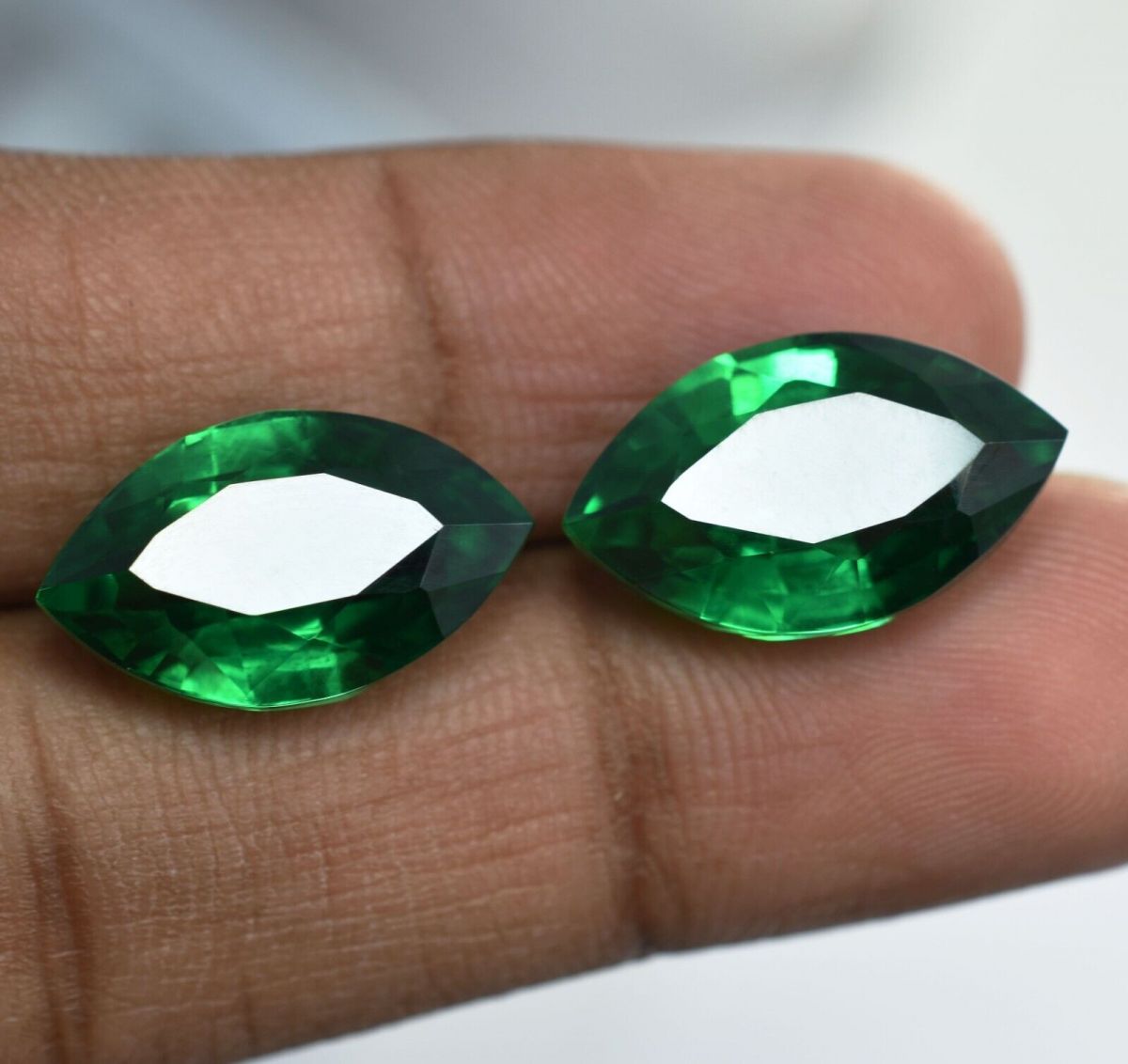 NATURAL Tsavorite Garnet Marquise Shape Green 16.10 Ct CERTIFIED Loose Gemstone