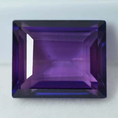 7.50 Ct NATURAL Tanzanite Purple Emerald Shape CERTIFIED Loose Gemstone