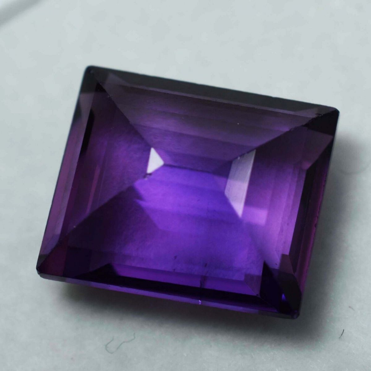 7.50 Ct NATURAL Tanzanite Purple Emerald Shape CERTIFIED Loose Gemstone