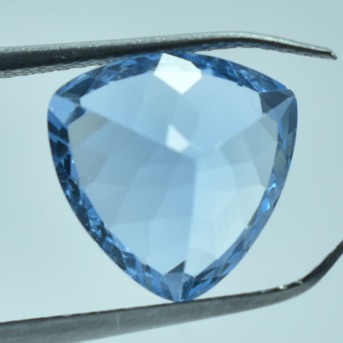 4.75 Ct Natural Sapphire Blue Trillion Cut Earring Size Loose Gemstone CERTIFIED