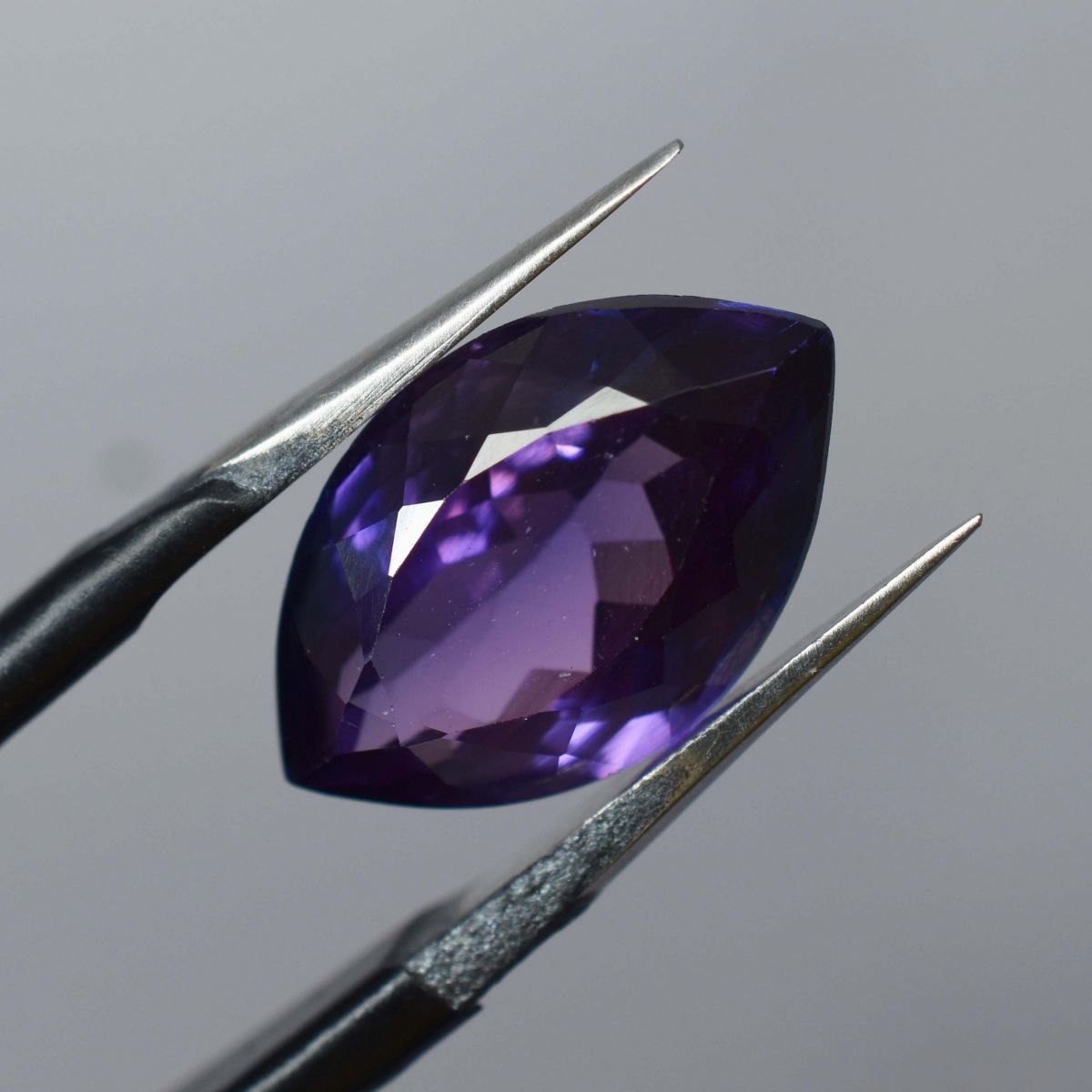 10.56 Carat Marquise Cut Purple Tanzanite Natural CERTIFIED Loose Gemstone