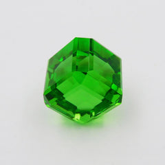 A+ CERTIFIED Rare Green Peridot Cube Shape 61.10 Ct Loose Gemstone Big Size