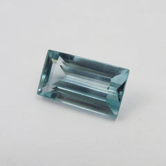 16.20 Ct Natural Blue Aquamarine Perfect Baguette Cut CERTIFIED Loose Gemstone