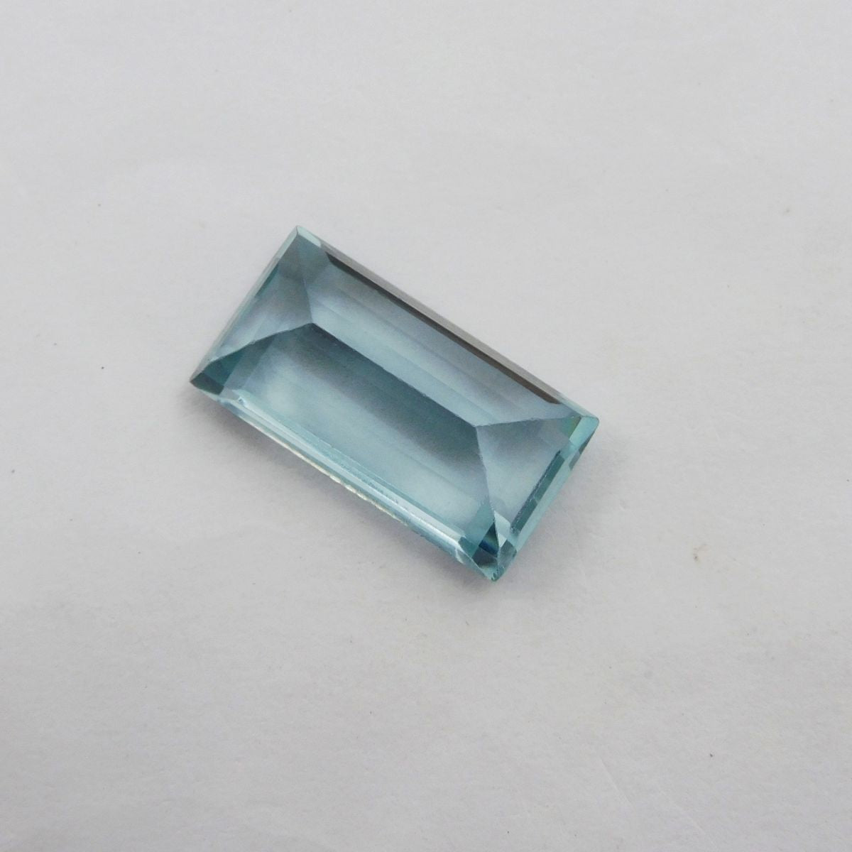 16.20 Ct Natural Blue Aquamarine Perfect Baguette Cut CERTIFIED Loose Gemstone