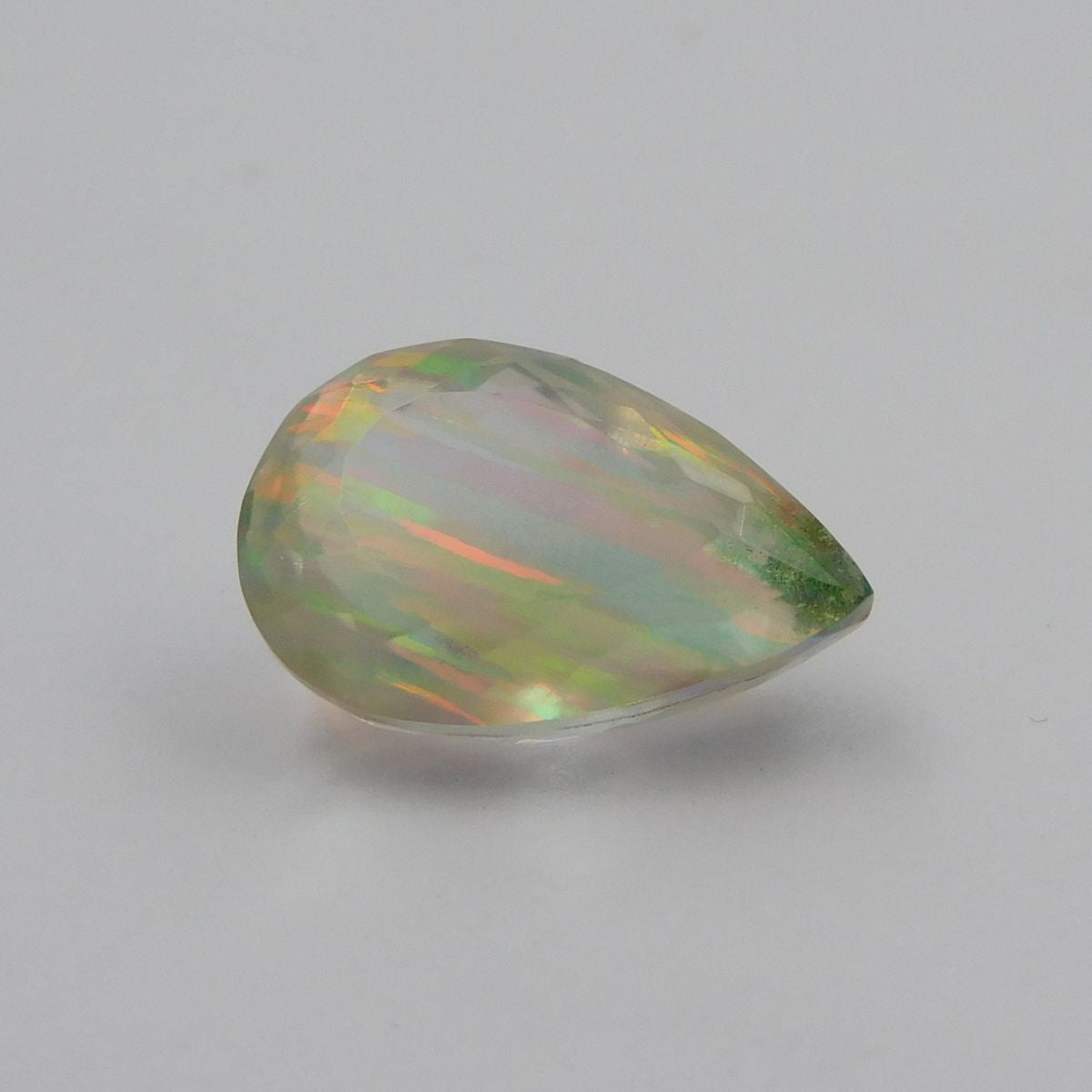 Beautiful Pear Cut 11.50 Ct Natural Fire OPAL CERTIFIED Loose Gemstone