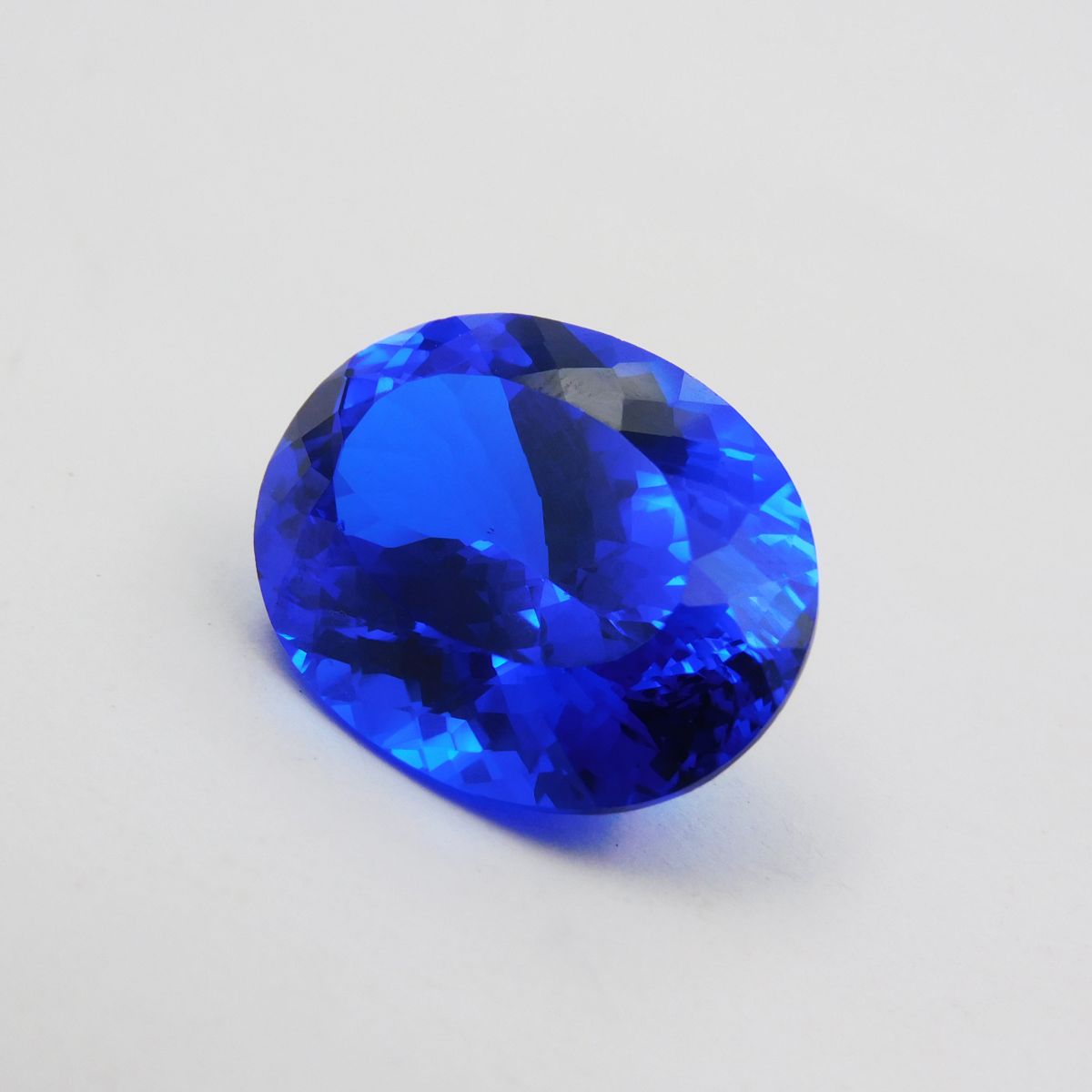 28.35 Ct Natural Blue Tanzanite Oval Cut CERTIFIED Loose Gemstone