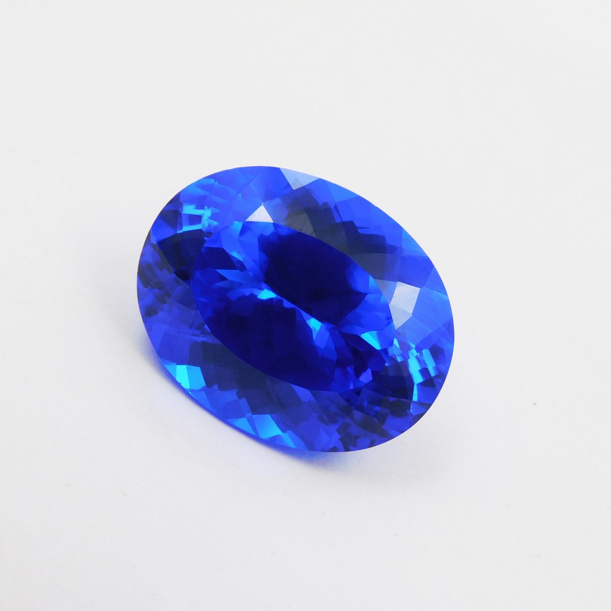 28.35 Ct Natural Blue Tanzanite Oval Cut CERTIFIED Loose Gemstone