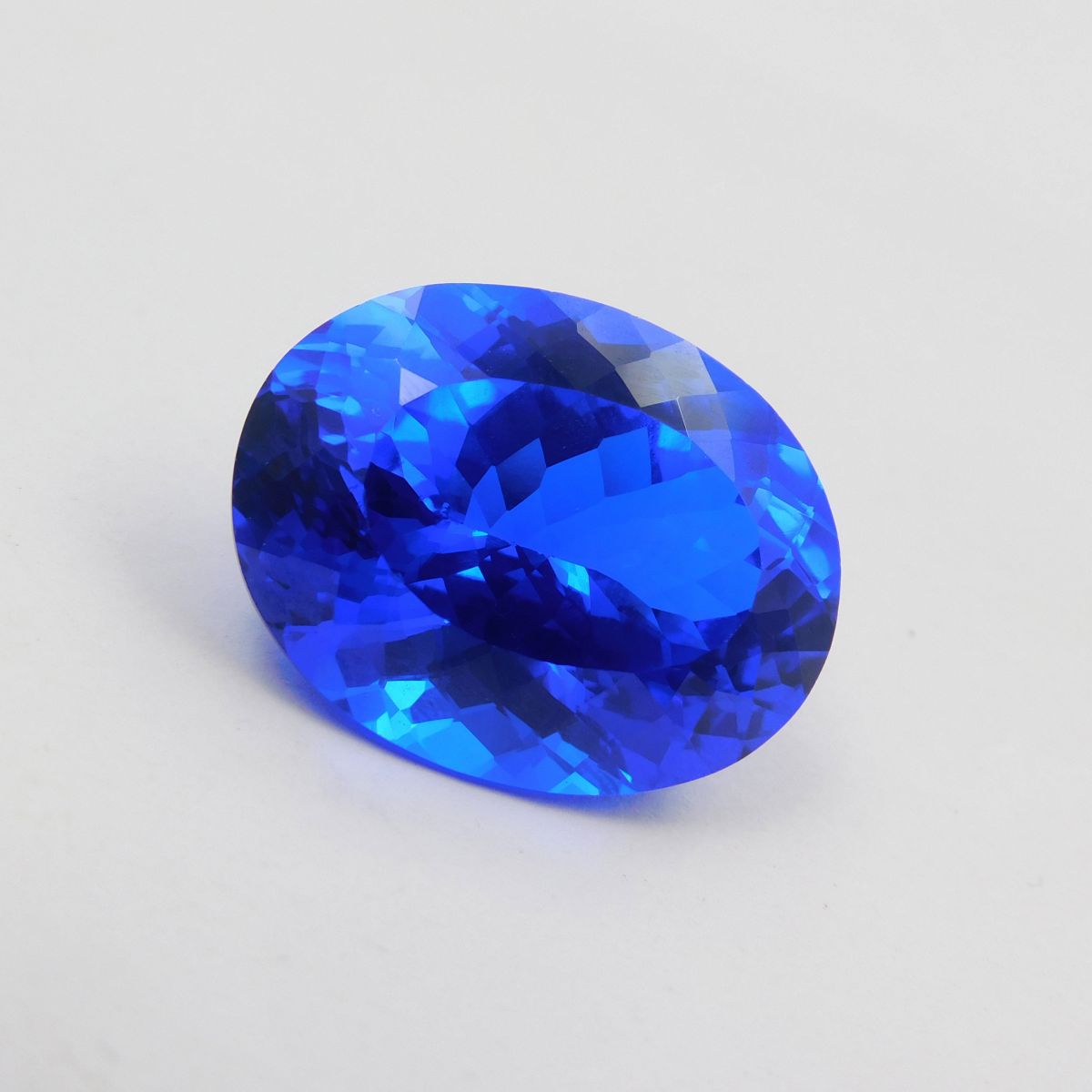 28.35 Ct Natural Blue Tanzanite Oval Cut CERTIFIED Loose Gemstone