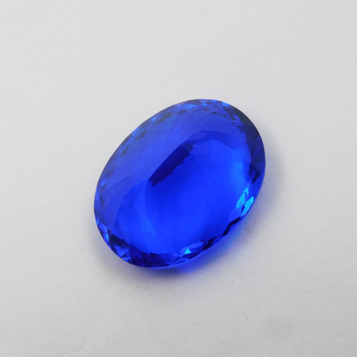 28.35 Ct Natural Blue Tanzanite Oval Cut CERTIFIED Loose Gemstone