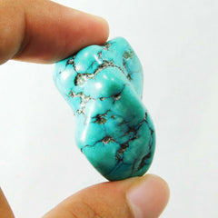 100 Ct Natural Arizona Blue Turquoise Uncut Rough CERTIFIED Loose Gemstone