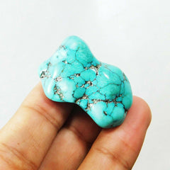 100 Ct Natural Arizona Blue Turquoise Uncut Rough CERTIFIED Loose Gemstone