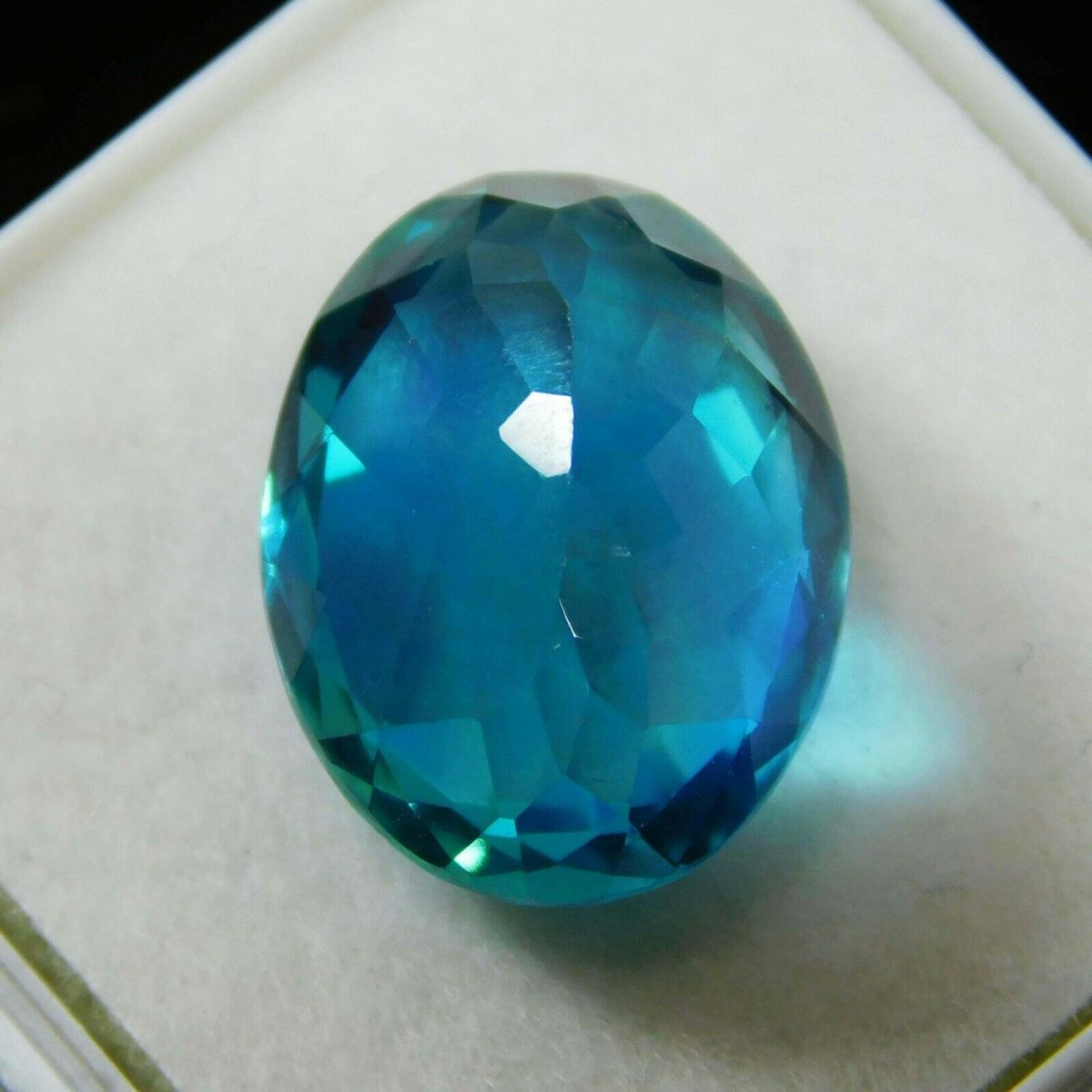 Blue Green Oval Cut 12 Carat Natural Sapphire CERTIFIED Loose Gemstone Ring Size