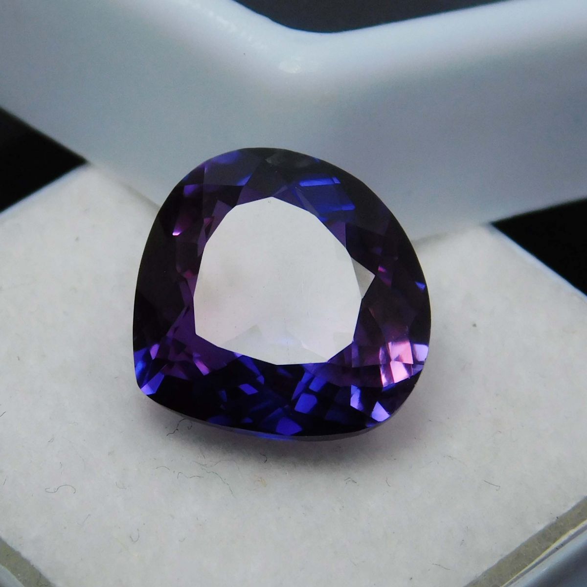 7 Ct Pear CERTIFIED Natural Loose Gemstone Extremely Rare Tanzanite Purple