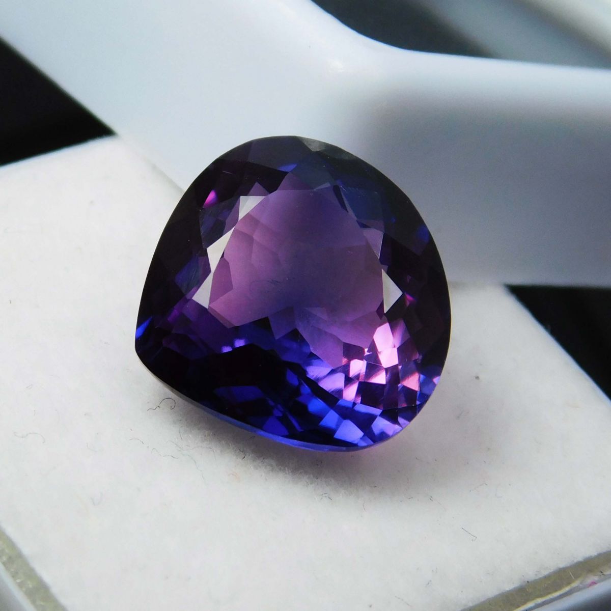 7 Ct Pear CERTIFIED Natural Loose Gemstone Extremely Rare Tanzanite Purple