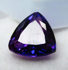 Splendid Natural 7.69 Ct Purple Tanzanite Trillion Cut CERTIFIED Loose Gemstone