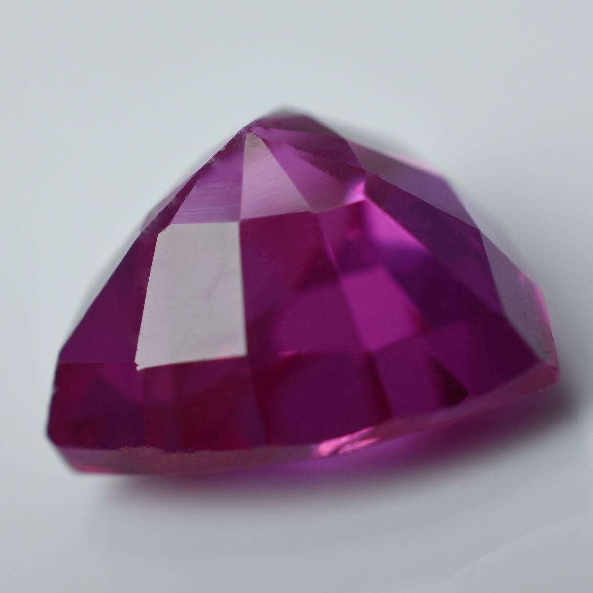 CERTIFIED Pink Ceylon Sapphire 11.05 Carat Natural Trillion Cut Loose Gemstone