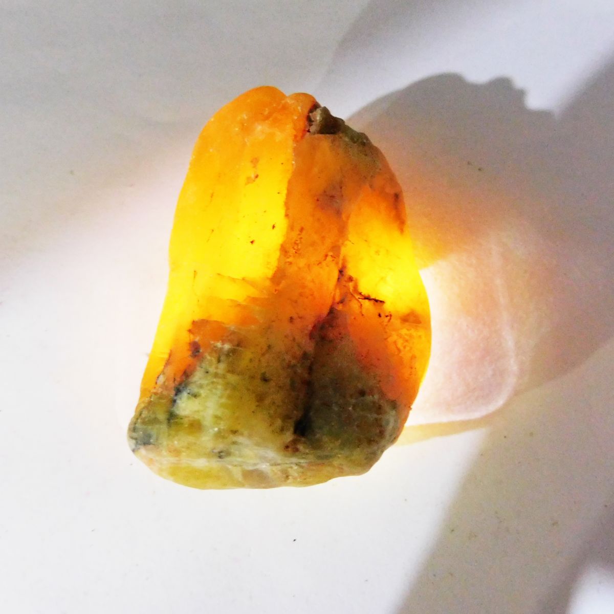 188.05 Ct Natural Opal Rough Earth Mined CERTIFIED Yellow Gemstones Huge Size