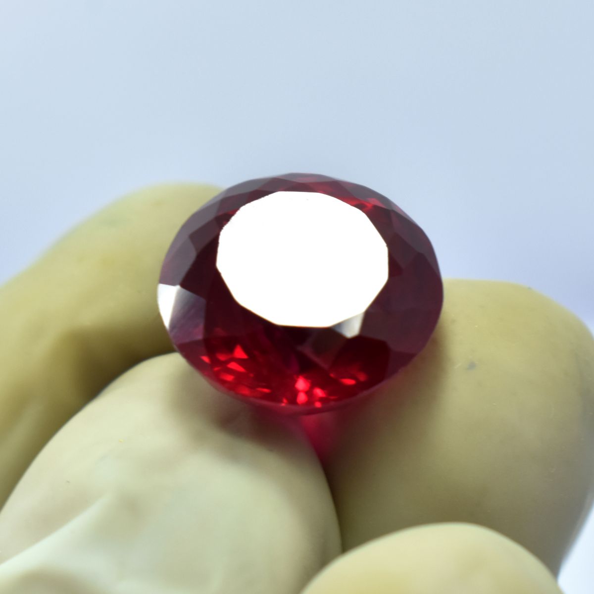 8.30 Ct Natural Stunning Quality Red Ruby CERTIFIED Loose Gemstone Round Cut.