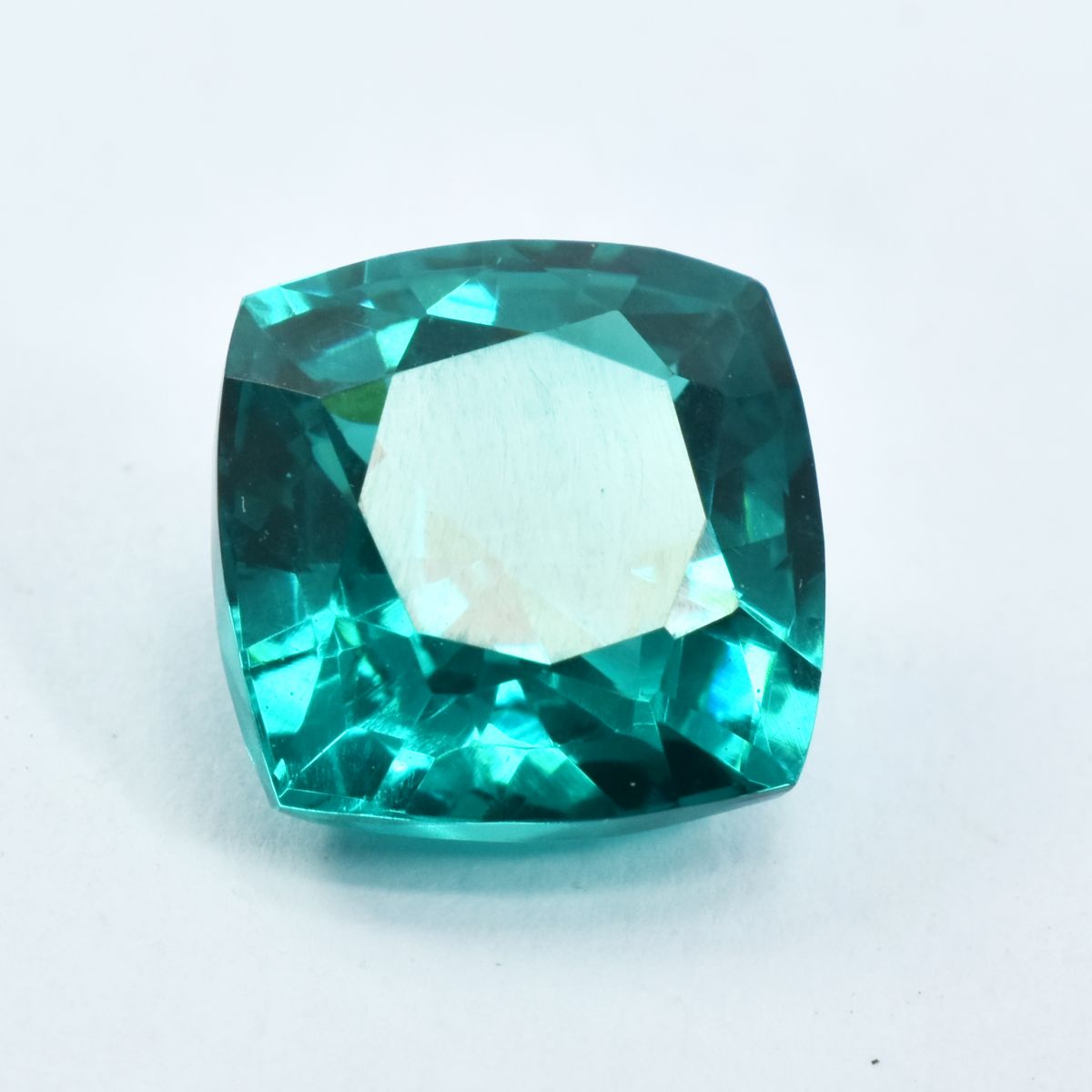 10.40 Ct NATURAL Green Garnet Square Cushion Cut Best CERTIFIED Loose Gemstone