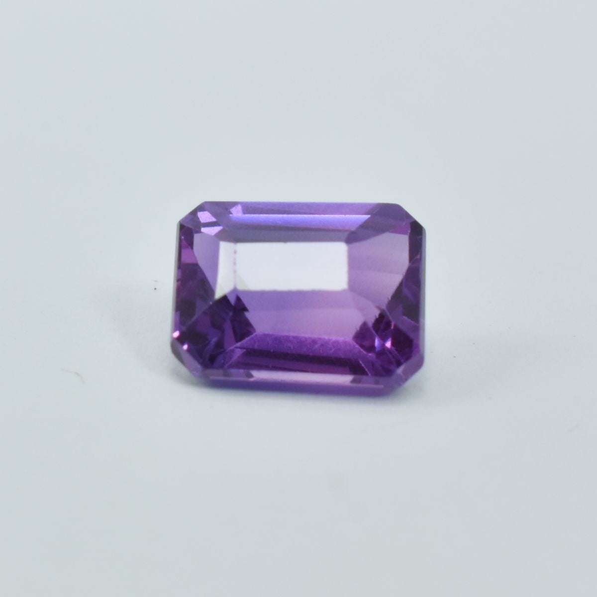 3.70 Ct Natural Emerald Cut Purple Tanzanite CERTIFIED Loose Gemstone