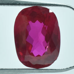 Cushion Shape Ruby Red 6.50 Carat CERTIFIED Natural Loose Gemstone