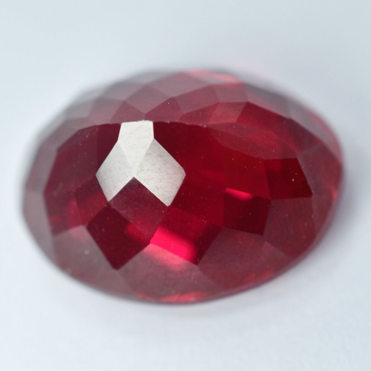 NATURAL Red RUBYOval Cut 13.60 Ct CERTIFIED Loose Gemstone Ring Size