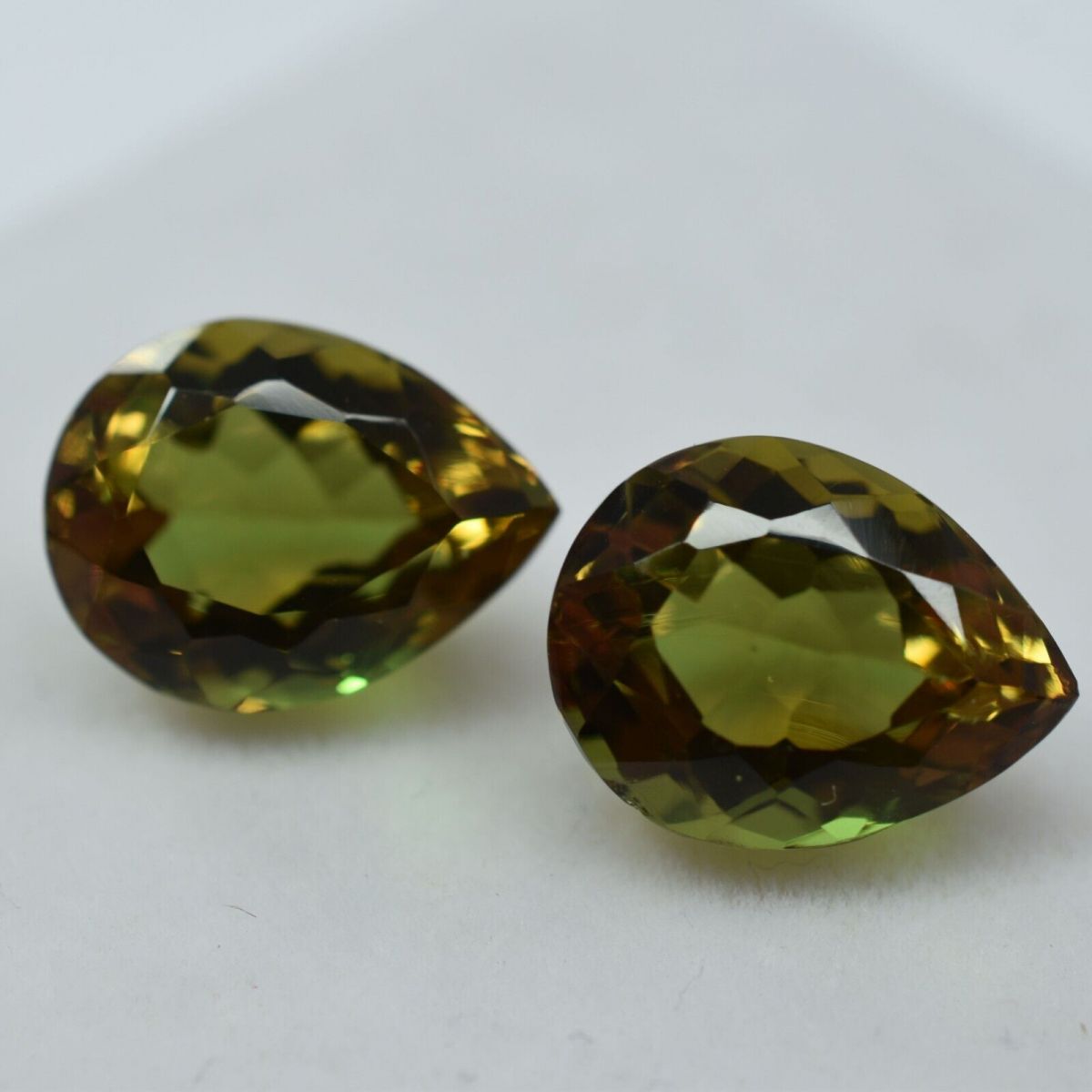 16 Ct A+ Natural Alexandrite Color Change Pear Cut CERTIFIED Loose Gemstone Pair