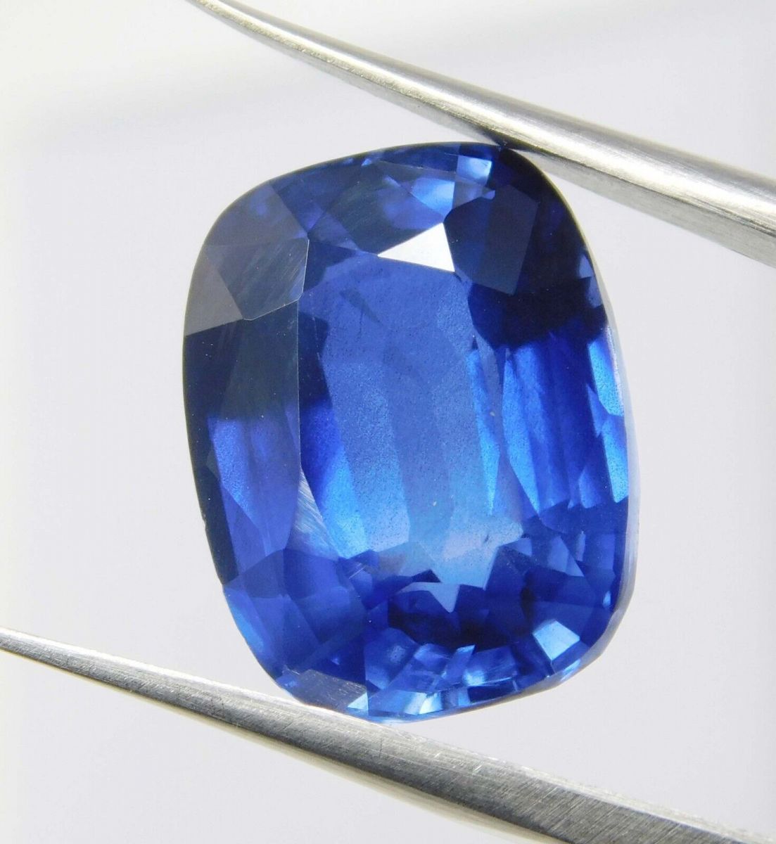 10.50 Ct Natural Blue Tanzanite Cushion Cut CERTIFIED Loose Gemstone