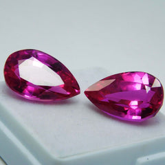 Most Demandable Pink SAPPHIRE Natural 17 Ct Loose Gemstones Pear Cut CERTIFIED