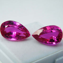 Most Demandable Pink SAPPHIRE Natural 17 Ct Loose Gemstones Pear Cut CERTIFIED