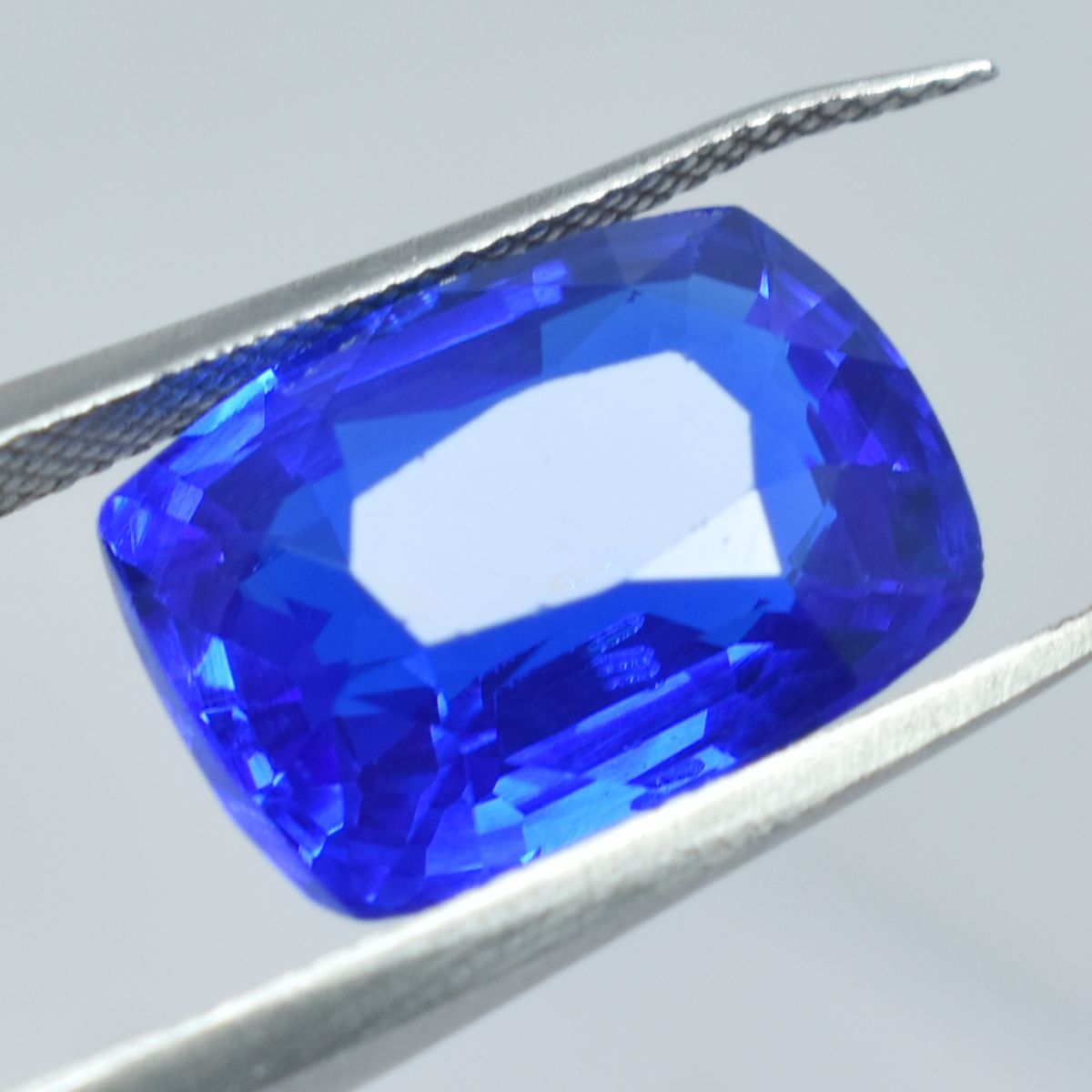 CERTIFIED Cushion Cut 7.90 Ct Sapphire Blue Natural Earring size Loose Gemstone