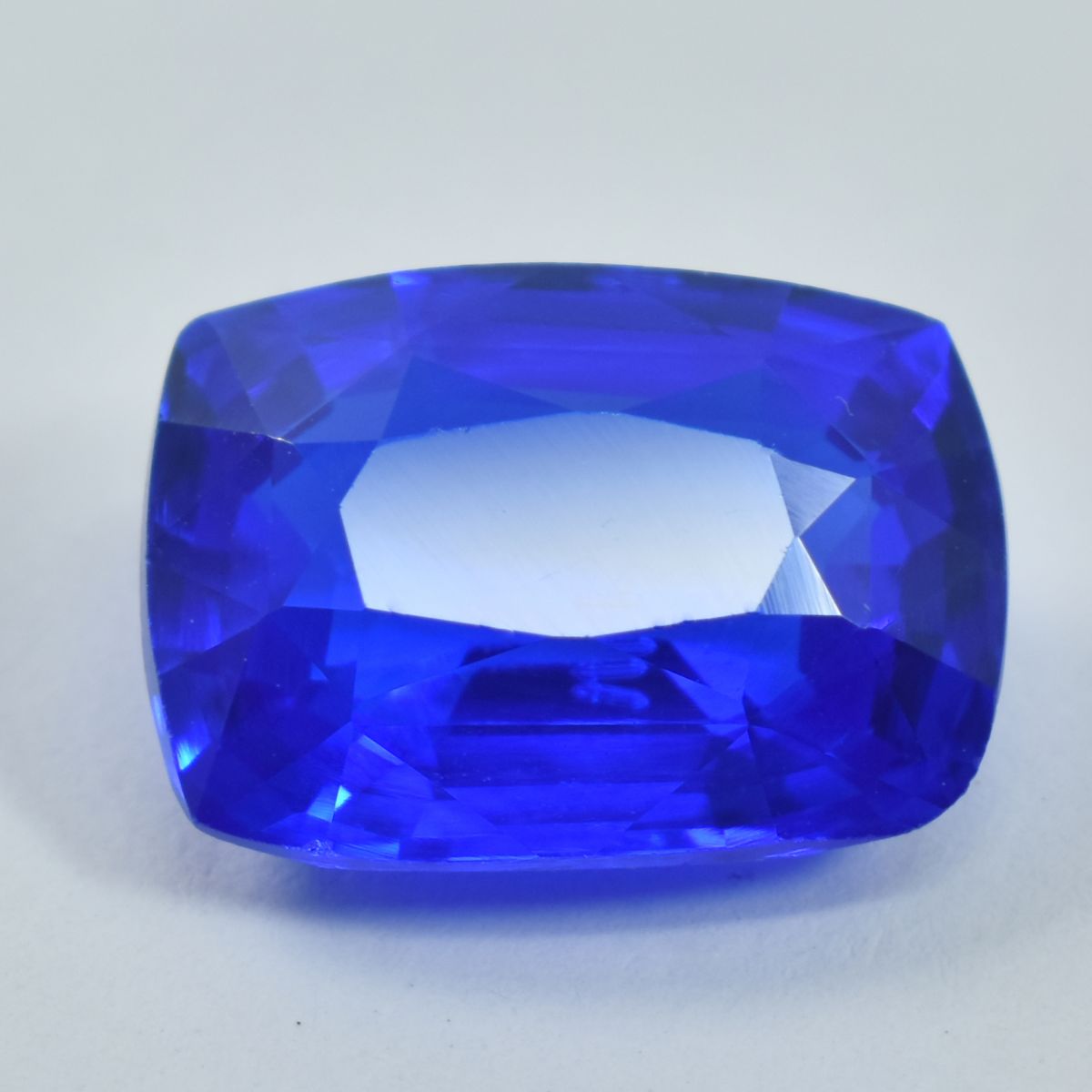 CERTIFIED Cushion Cut 7.90 Ct Sapphire Blue Natural Earring size Loose Gemstone