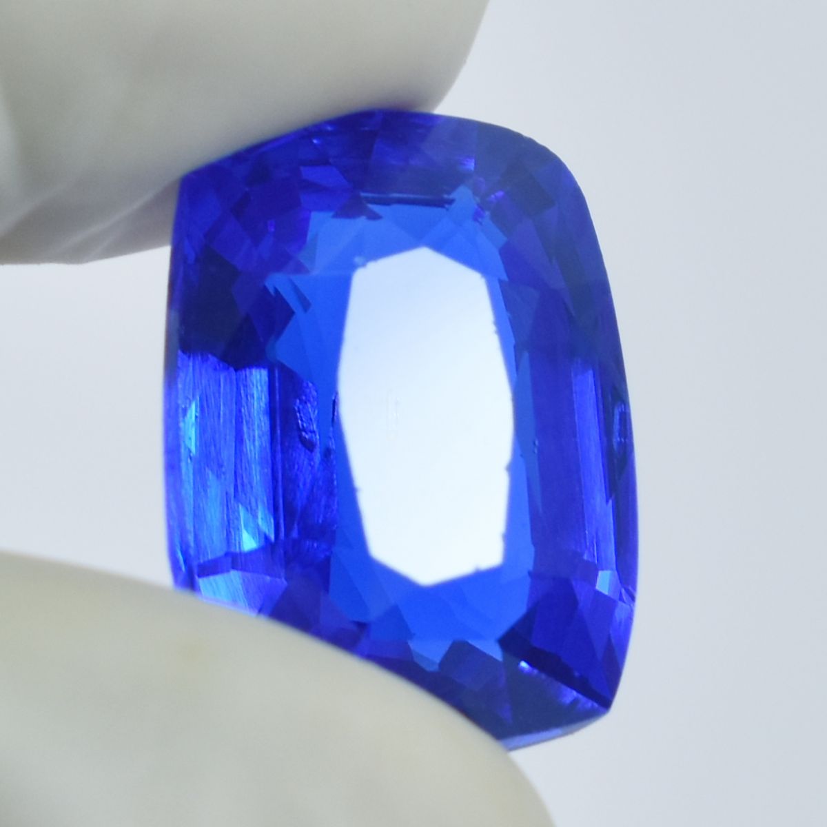 CERTIFIED Cushion Cut 7.90 Ct Sapphire Blue Natural Earring size Loose Gemstone