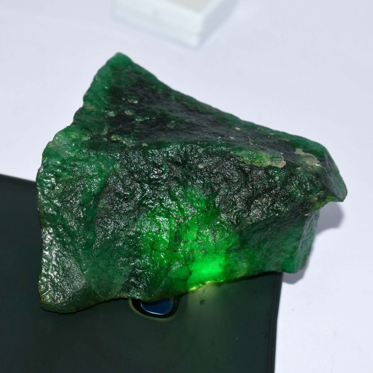 240.35 Ct Natural Emerald Green Rough Uncut Huge Size CERTIFIED Loose Gemstone