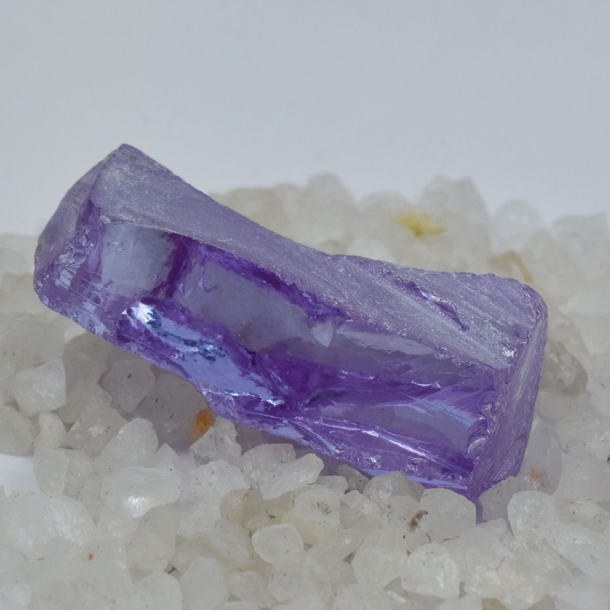 Rough Sapphire Uncut Natural Purple 287.85 Ct Free Gift Loose Gemstone CERTIFIED