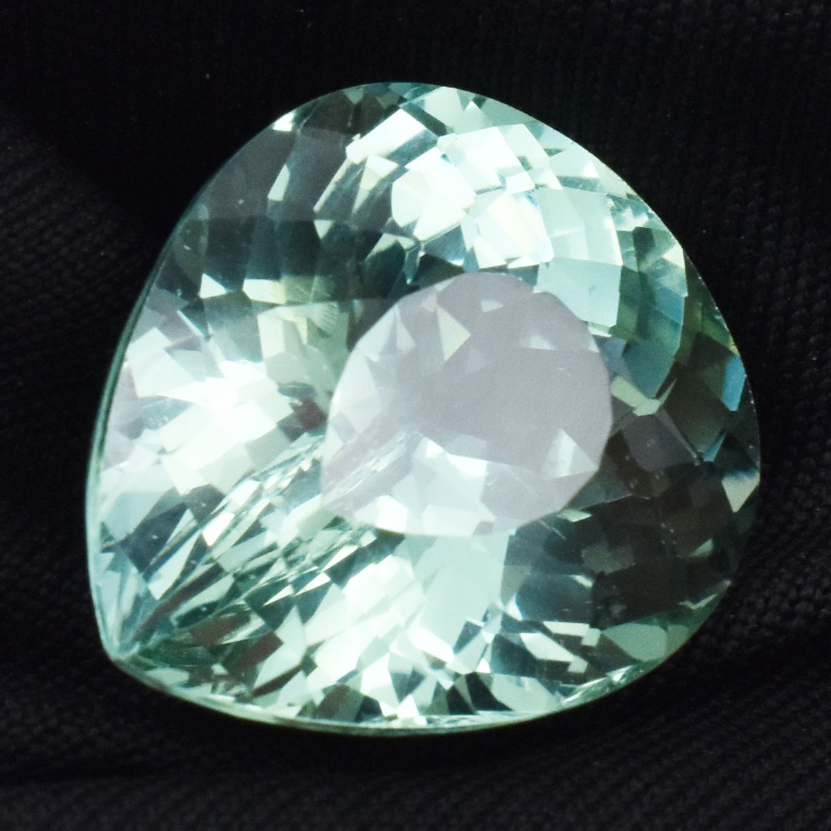 Sapphire 27.45 Ct Pear Cut Bluish Green Natural CERTIFIED Loose Gemstone