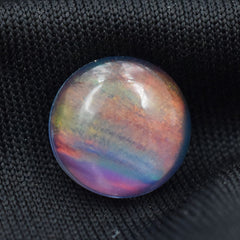 CERTIFIED 3.60 Ct Natural Boulder Opal Doublet Round Shape Loose Gemstone