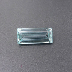 11.60 Ct Natural Blue Aquamarine Perfect Baguette Cut CERTIFIED Loose Gemstone