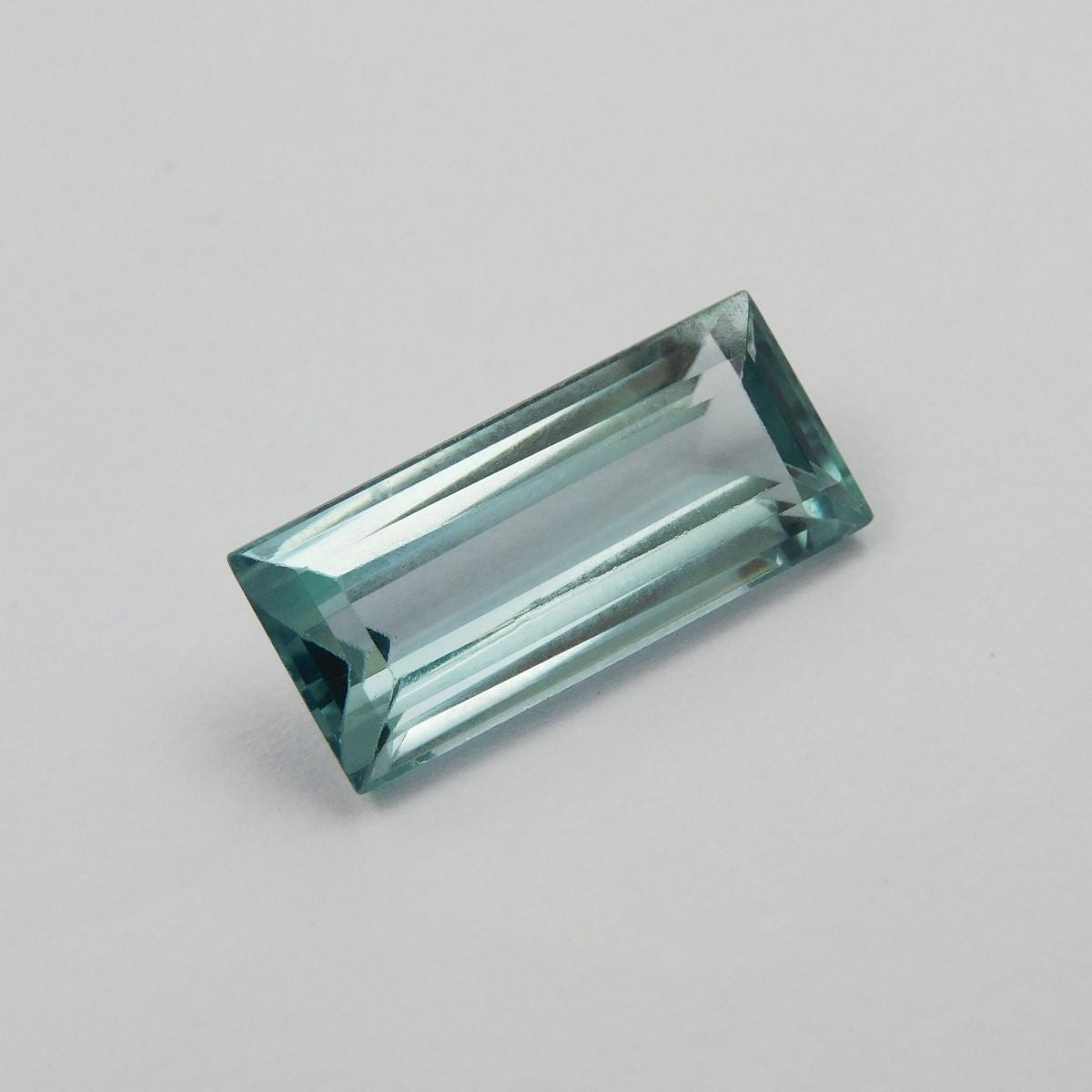 11.60 Ct Natural Blue Aquamarine Perfect Baguette Cut CERTIFIED Loose Gemstone