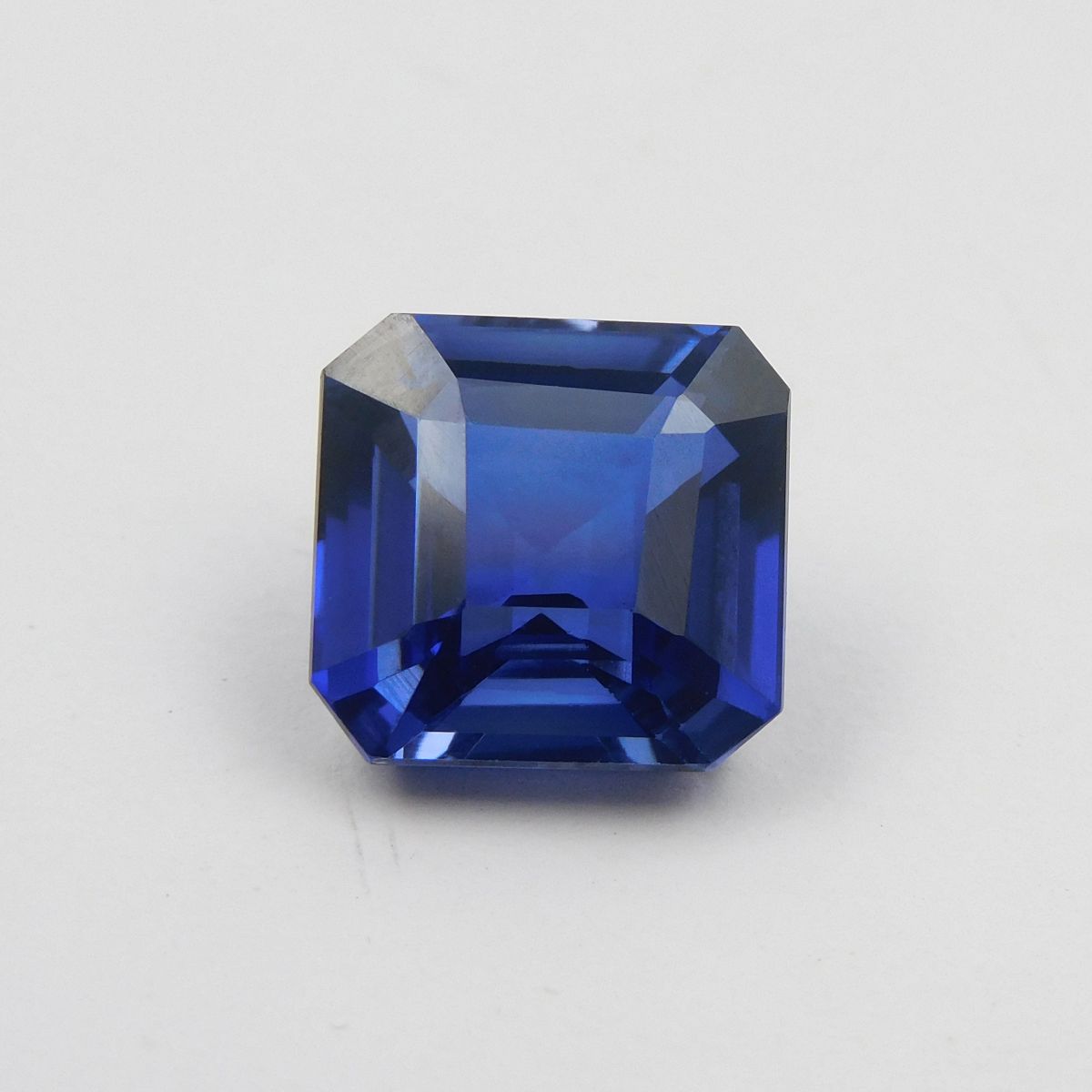 Natural Blue Tanzanite Perfect Square Cut CERTIFIED 13.45 Carat Loose Gemstone