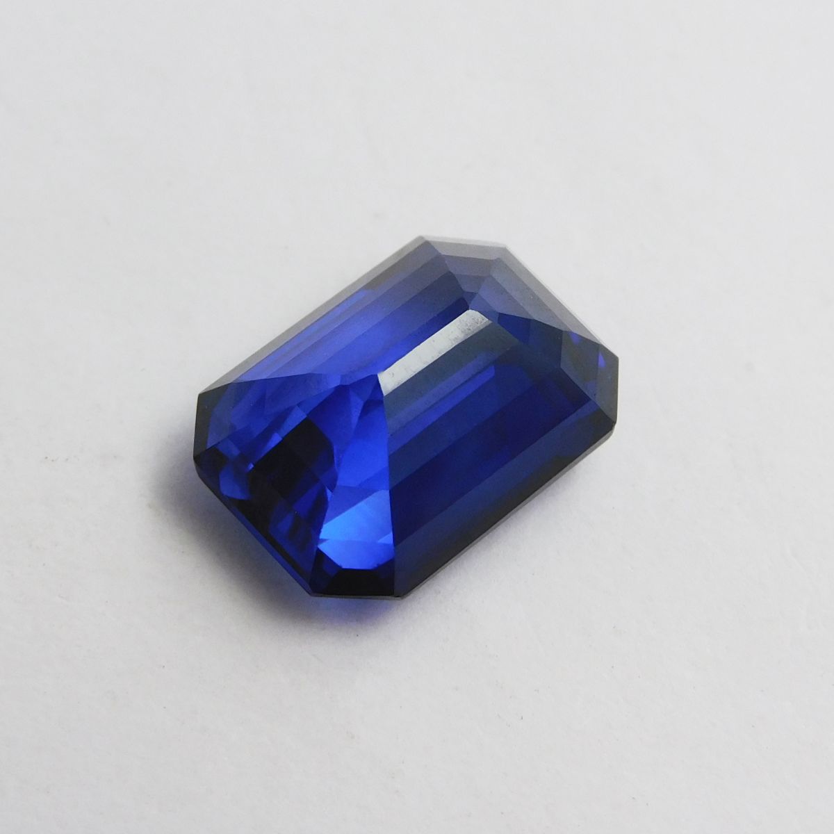 15.20 Carat Blue Natural Tanzanite Emerald Cut CERTIFIED Loose Gemstone